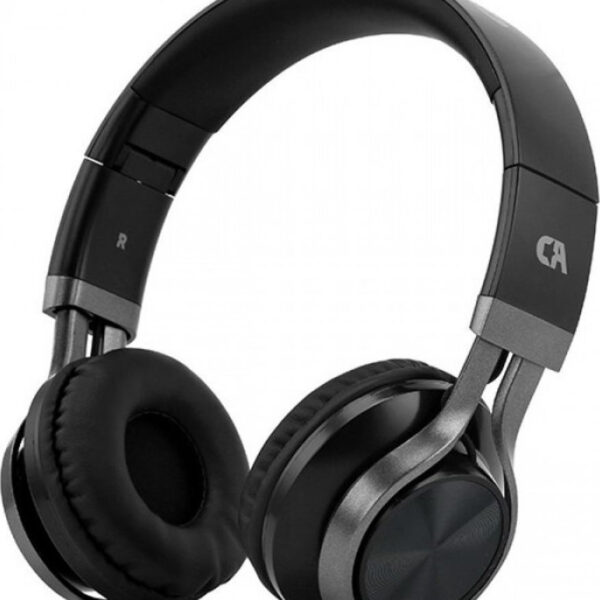 CRYSTAL AUDIO OE-02 ΕΝΣΎΡΜΑΤΑ ON EAR ΑΚΟΥΣΤΙΚΆ ΓΚΡΙ-ΜΑΥΡΟ