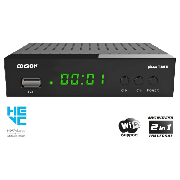 EDISION PICCO T265 ΨΗΦΙΑΚΟΣ ΔΕΚΤΗΣ MPEG-4 FULL HD