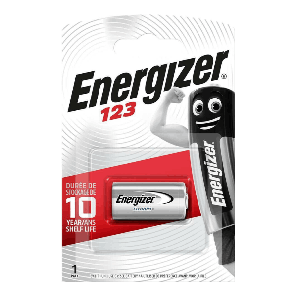 ENERGIZER ΜΠΑΤΑΡΊΑ ΛΙΘΊΟΥ CR123 3V 1ΤΜΧ