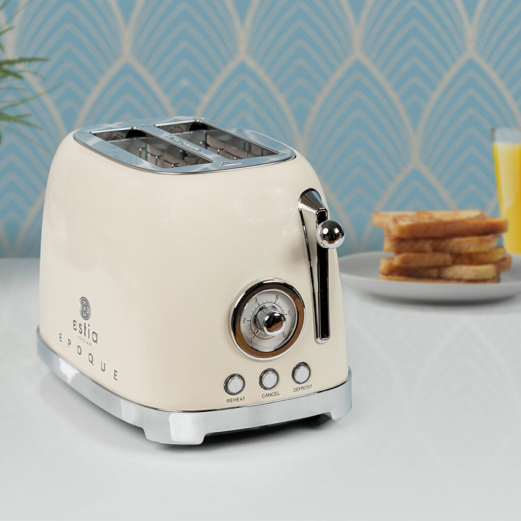 ESTIA EPOQUE RETRO 06-12151 ΦΡΥΓΑΝΙΕΡΑ 2 ΘΕΣΕΩΝ 815W ΜΠΕΖ