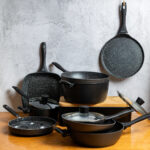 ESTIA MAGMA 01-6068 ΤΗΓΑΝΙ ΑΛΟΥΜΙΝΙΟΥ ΜΕ ΕΠΙΣΤΡΩΣΗ ΑΠΟ ΠΕΤΡΑ 28CM