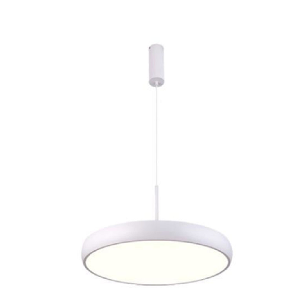 EUROLAMP 144-17026 ΣΤΡΟΓΓΥΛΟ ΚΡΕΜΑΣΤΟ LED PANEL ΙΣΧΥΟΣ 30W ΜΕ ΡΥΘΜΙΖΟΜΕΝΟ ΛΕΥΚΟ ΦΩΣ 45X45ΕΚ. ΛΕΥΚΟ