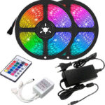 EUROLAMP 145-70042 RGB LEDOTAINIA ΜΕ ΧΕΙΡΙΣΤΗΡΙΟ 2X5M