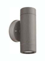 EUROLAMP 145-82056 ΑΠΛΙΚΑ ΤΟΙΧΟΥ UP-DOWN GU10 ΓΚΡΙ