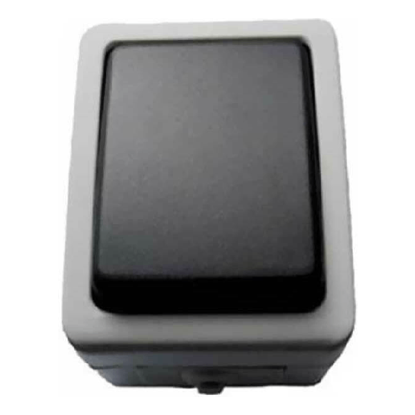 EUROLAMP 147-12231 ΔΙΑΚΟΠΤΗΣ ΕΞΩΤΕΡΙΚΟΣ A/R ΓΚΡΙ IP54