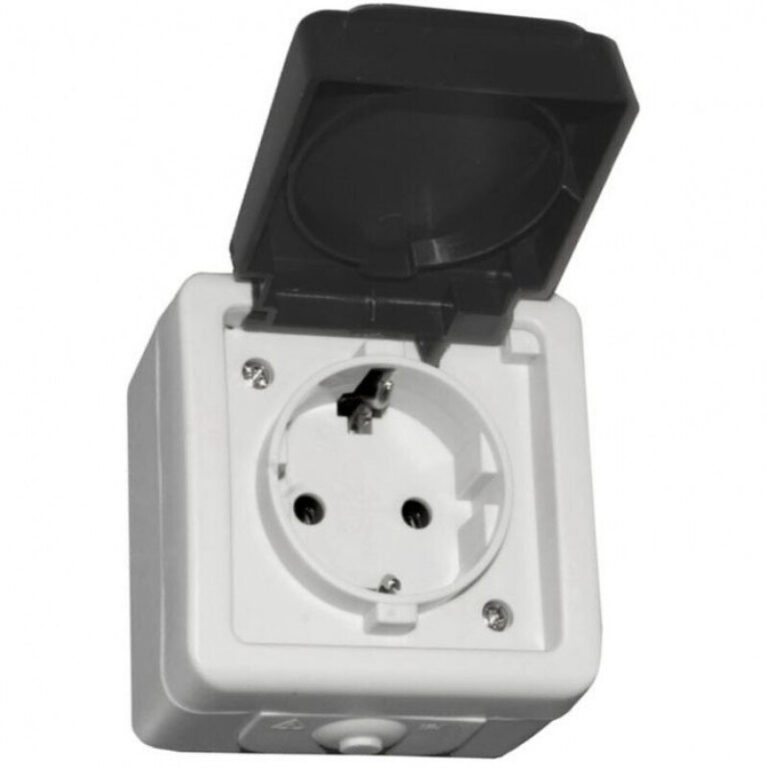 EUROLAMP 147-16210 ΠΡΙΖΑ ΕΞΩΤΕΡΙΚΗ ΚΑΠΑΚΙ ΓΚΡΙ