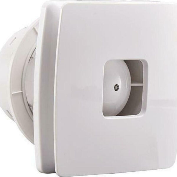 EUROLAMP 147-33230 ΕΠΙΤΟΙΧΙΟΣ ΕΞΑΕΡΙΣΤΗΡΑΣ ΜΠΑΝΙΟΥ 100MM ΛΕΥΚΟΣ