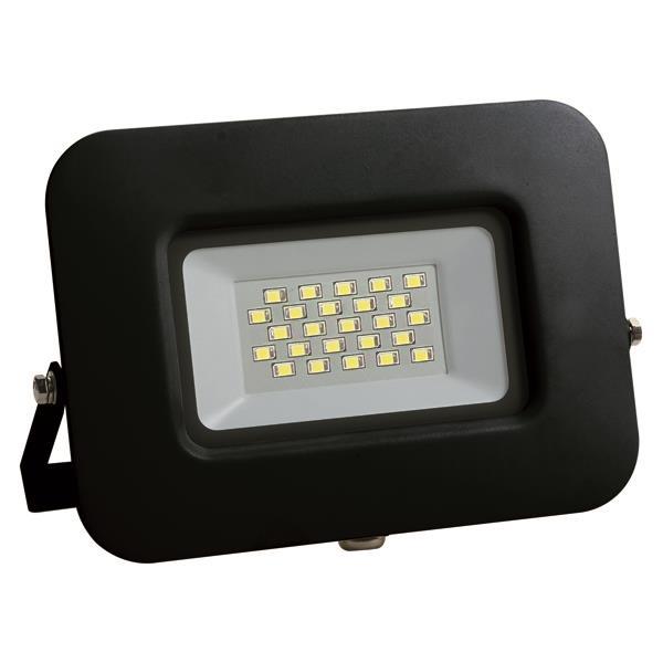 EUROLAMP 147-69319 ΠΡΟΒΟΛΕΑΣ LED 20W 6500K ΜΑΥΡΟΣ