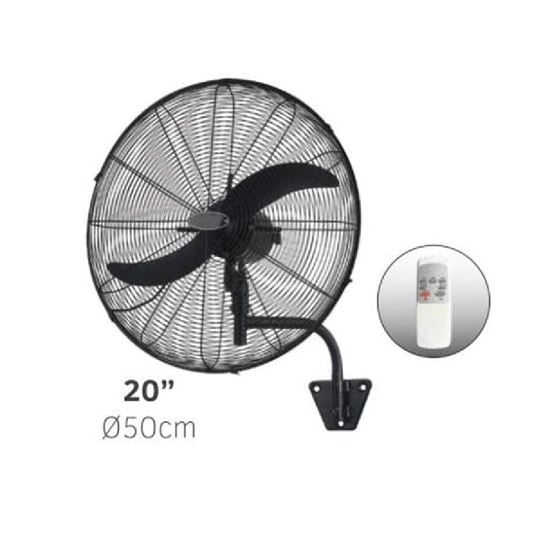 LINEME 02-00195-2 ΑΝΕΜΙΣΤΗΡΑΣ ΒΙΟΜΗΧΑΝΙΚΟΣ ΕΠΑΓΓΕΛΜΑΤΙΚΟΣ ΜΑΥΡΟΣ + ΤΗΛΕΧΕΙΡΙΣΜΟ 20'' 110W