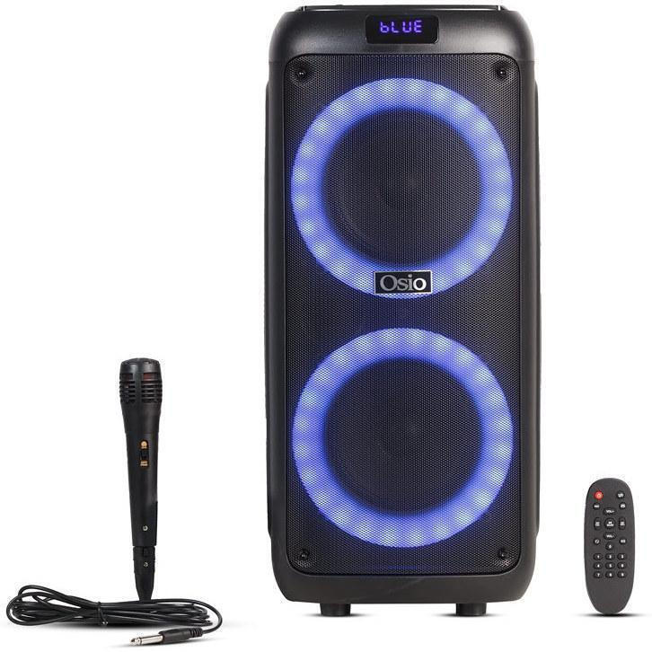 OSIO OBT-8030 ΗΧΕΙΟ BLOETOOTH ΜΕ ΕΝΣΥΡΜΑΤO ΜΙΚΡΟΦΩΝO ΜΑΥΡΟ