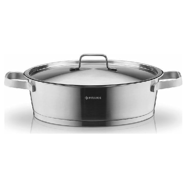 PYRAMIS STEEL LINE ΣΩΤΕΖΑ ΑΝΟΞΕΙΔΩΤΗ ΜΕ ΚΑΠΑΚΙ 30cm