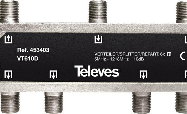 TELEVES SPLITTER 6 WAYS F 5-1218 453403