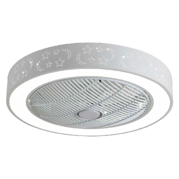 LINEME 02-00172 AURORA ΑΝΕΜΙΣΤΗΡΑΣ ΟΡΟΦΗΣ 30CM ΜΕ ΦΩΣ ΚΑΙ ΤΗΛΕΧΕΙΡΙΣΤΗΡΙΟ ΛΕΥΚΟΣ