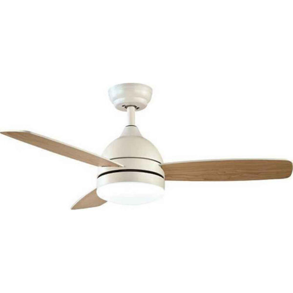 EUROLAMP 147-29319 ΑΝΕΜΙΣΤΗΡΑΣ ΟΡΟΦΗΣ 107CM ΜΕ ΦΩΣ ΚΑΙ ΤΗΛΕΧΕΙΡΙΣΤΗΡΙΟ ΚΑΦΕ