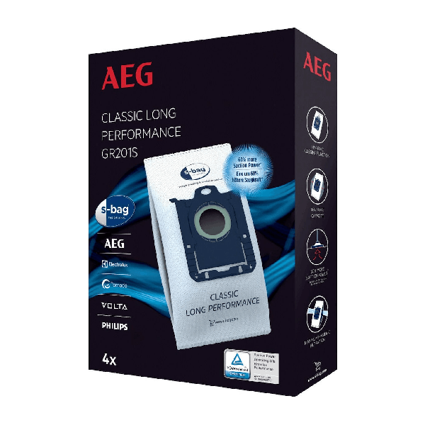 AEG GR201S ΣΑΚΟΥΛΕΣ ΣΚΟΥΠΑΣ 4ΤΜΧ ΣΥΜΒΑΤΗ ΜΕ ΣΚΟΥΠΑ AEG / ELECTROLUX / PHILIPS