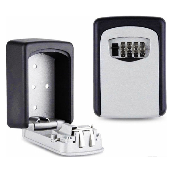 B106 ΚΛΕΙΔΟΘΗΚΗ ΤΟΙΧΟΥ ΜΕΤΑΛΛΙΚΗ ΕΠΑΝΑΠΡΟΓΡΑΜΜΑΤΙΖΟΜΕΝΗ, 4 ΨΗΦΙΩΝ ΜΕ ΣΥΝΔΥΑΣΜΟ