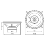 BLOW R-100 ΗΧΕΙΑ ΑΥΤΟΚΙΝΗΤΟΥ 4" ΜΕ 65W RMS (2 ΔΡΟΜΩΝ) 2ΤΜΧ