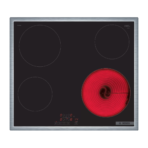 BOSCH PKE645BB2E ΕΣΤΙΑ ΚΕΡΑΜΙΚΗ ΑΥΤΟΝΟΜΗ 58.3X51.3ΕΚ. INOX