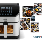 BRUNO BRN-0194 ΦΤΙΤΕΖΑ ΑΕΡΟΣ 8LT 1800W INOX/BLACK