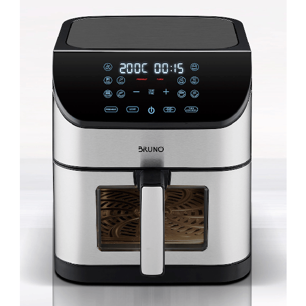 BRUNO BRN-0194 ΦΤΙΤΕΖΑ ΑΕΡΟΣ 8LT 1800W INOX/BLACK
