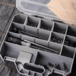 DELI DL432003 ΤΑΜΠΑΚΙΕΡΑ ΘΗΚΗ ΕΡΓΑΛΕΙΩΝ 17 ΘΕΣΕΩΝ ΓΚΡΙ 31.5X28X6ΕΚ.