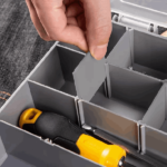 DELI DL432003 ΤΑΜΠΑΚΙΕΡΑ ΘΗΚΗ ΕΡΓΑΛΕΙΩΝ 17 ΘΕΣΕΩΝ ΓΚΡΙ 31.5X28X6ΕΚ.