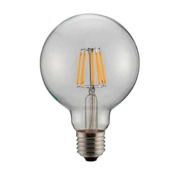EUROLAMP FILAMENT G95 147-81436 ΛΑΜΠΑ LED E27 8W 6500K