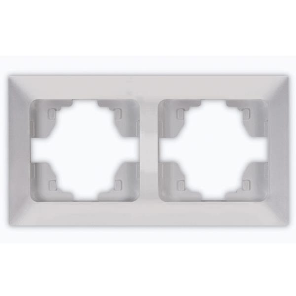 EUROLAMP NE-AD 152-12221 ΠΛΑΙΣΙΟ 2Θ ΝΙΚΕΛ ΜΑΤ ΟΡΙΖΟΝΤΙΟ