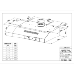 FABER HOOD BASE 2740 ΑΠΟΡΡΟΦΗΤΗΡΑΣ ΑΠΛΟΣ 60cm ΛΕΥΚΟΣ