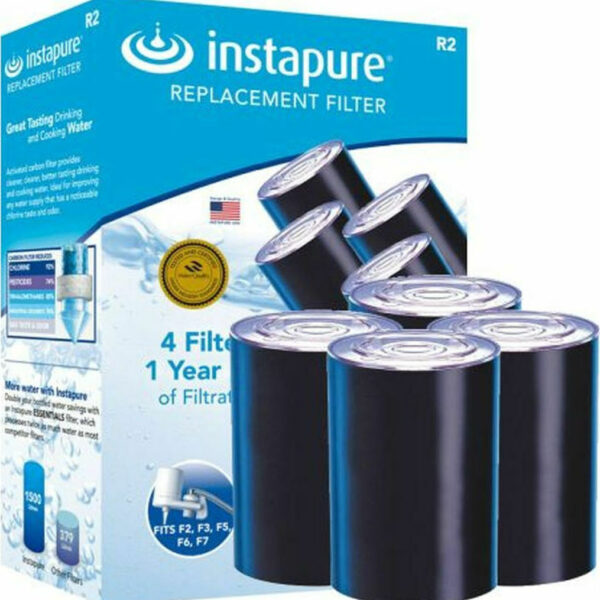 INSTAPURE R2 ΑΝΤΑΛΛΑΚΤΙΚΟ ΦΙΛΤΡΟ ΒΡΥΣΗΣ ΕΝΕΡΓΟΥ ΑΝΘΡΑΚΑ 4PACK 500524