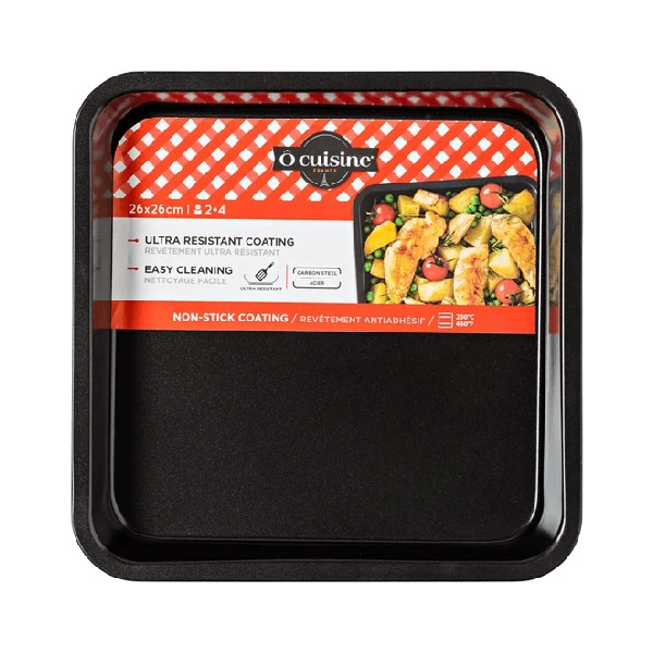 OCUISINE ΤΑΨΙ ΟΡΘΟΓΩΝΙΟ ΜΕΤΑΛΙΚΟ 26x2624