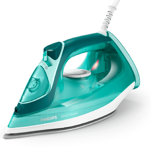 PHILIPS DST3030/70 ΑΤΜΟΣΙΔΕΡΟ 2400W ΜΕ ΚΕΡΑΜΙΚΗ ΠΛΑΚΑ, ΣΥΝΕΧΟΜΕΝΗ ΠΑΡΟΧΗ 40GR/MIN GREEN