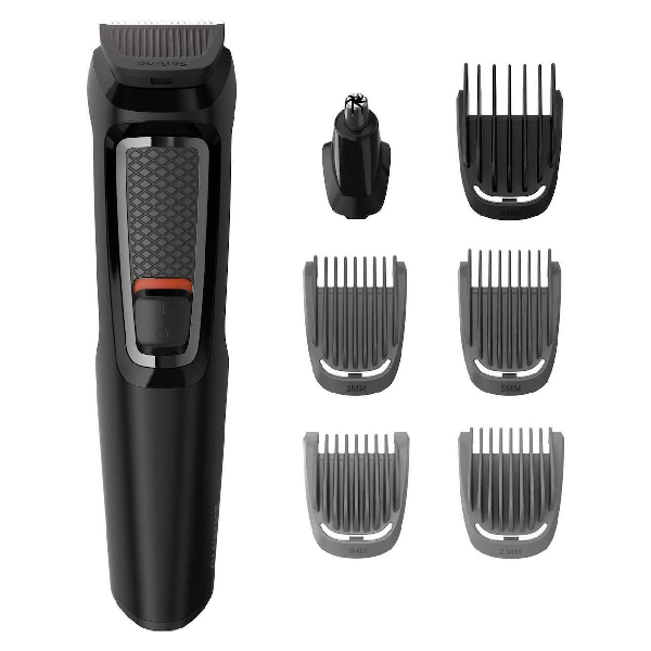 PHILIPS MG3720/15 MULTIGROOM SERIES 3000 7 IN 1 ΚΟΥΡΕΥΤΙΚΗ ΜΗΧΑΝΗ ΣΕΤ ΕΠΑΝΑΦΟΡΤΙΖΟΜΕΝΗ ΜΑΥΡΗ