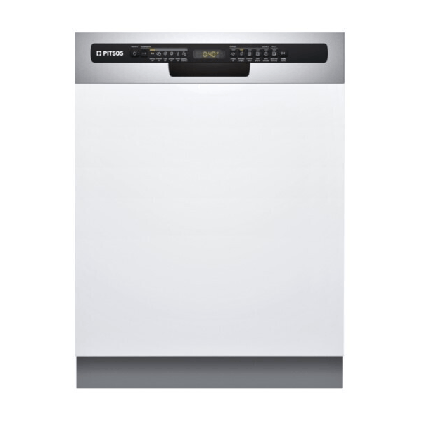 PITSOS DIF60I01 ΕΝΤΟΙΧΙΖΟΜΕΝΟ ΠΛΥΝΤΗΡΙΟ ΠΙΑΤΩΝ ΜΕ WI-FI ΓΙΑ 12 ΣΕΡΒΙΤΣΙΑ Π59.8XY81.5ΕΚ. INOX