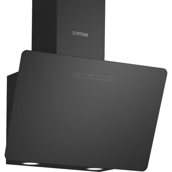 PITSOS PTI6E66G ΑΠΟΡΡΟΦΗΤΗΡΑΣ ΚΑΜΙΝΑΔΑ 60CM ΜΑΥΡΟΣ