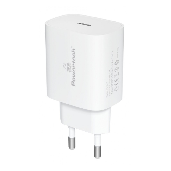 POWERTECH PT-1091 ΦΟΡΤΙΣΤΗΣ ΤΟΙΧΟΥ USB-C 20W