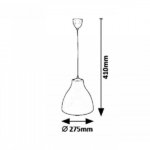 RABALUX MORRIS 5059 ΦΩΤΙΣΤΙΚΟ ΚΡΕΜΑΣΤΟ E27 ΛΕΥΚΟ