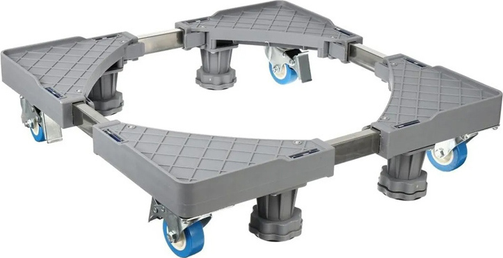 TOOL-0072 ΒΑΣΗ ΛΕΥΚΩΝ ΣΥΣΚΕΥΩΝ ΑΠΟ ΠΛΑΣΤΙΚΟ ΜΕ ΡΟΔΕΣ 68X68.8ΕΚ. 400kg