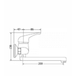 VIOSPIRAL POEM 36-6099 ΜΠΑΤΑΡΙΑ ΚΟΥΖΙΝΑΣ ΤΟΙΧΟΥ ΑΣΗΜΙ