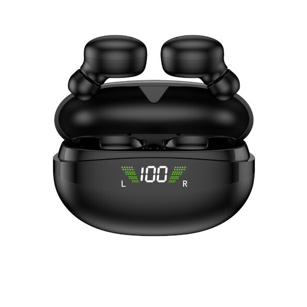 AKAI BTE-J350 IN-EAR BLUETOOTH HANDSFREE ΑΚΟΥΣΤΙΚΑ ΜΕ ΘΗΚΗ ΦΟΡΤΙΣΗΣ ΜΑΥΡΟ