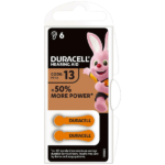 DURACELL ACTIVAIR ΜΠΑΤΑΡΕΕΣ ΑΚΟΥΣΤΙΚΩΝ ΒΑΡΗΚΟΙΑΣ 13 1.45V 6ΤΜΧ
