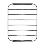 ESTIA 01-10560 ΣΧΑΡΑ ΓΙΑ ΤΑΨΙ ΜΕΤΑΛΛΙΚΗ 34Χ26Χ6