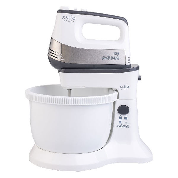 ESTIA 01-11185 GUSTO ΜΙΞΕΡ ΜΕ ΚΑΔΟ 3.4LT ΛΕΥΚΟ 500W