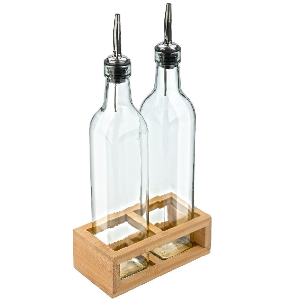 ESTIA BAMBOO 01-20156 ΣΕΤ ΛΑΔΟΞΙΔΟ ΓΥΑΛΙΝΟ ΜΕ ΡΟΗ 500ML