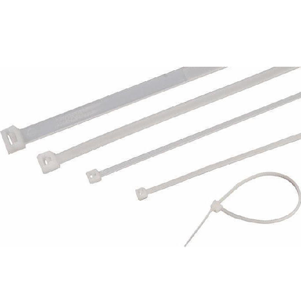 EUROLAMP 147-54013 ΔΕΜΑΤΙΚΑ ΛΕΥΚΑ 250Χ4.8 100ΤΜΧ