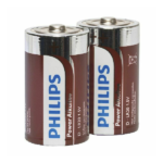 PHILIPS LR20P2B POWER ALKALINE ΜΠΑΤΑΡΙΑ D 1.5V 2ΤΜΧ
