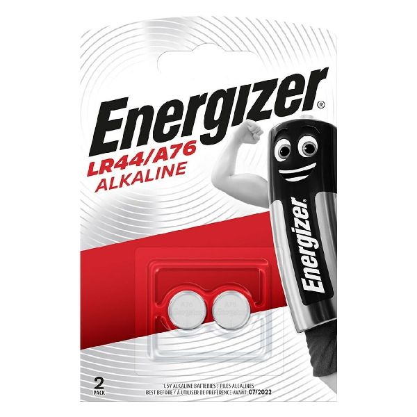 ENERGIZER LR44/A76 ΑΛΚΑΛΙΚΕΣ ΜΠΑΤΑΡΙΕΣ 1.5V 2ΤΜΧ