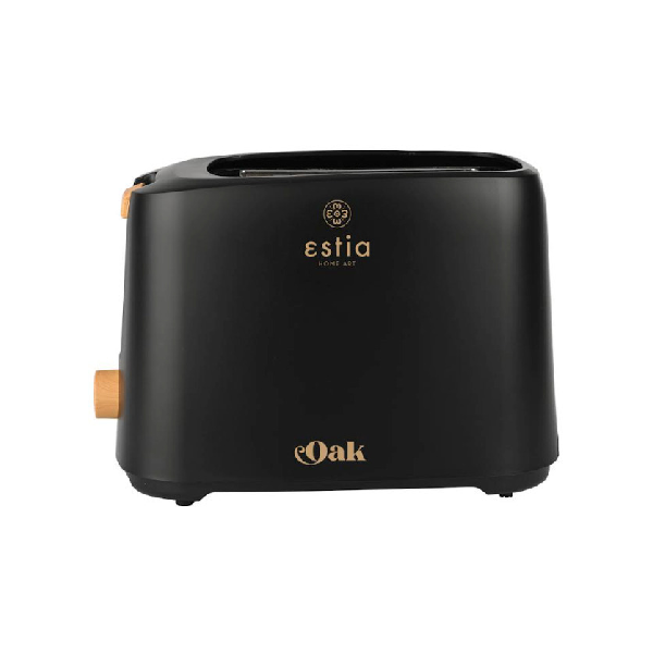 ESTIA OAK 06-24666 ΦΡΥΓΑΝΙΕΡΑ 2 ΘΕΣΕΩΝ 700W ΜΑΥΡΗ