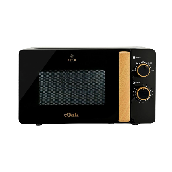 ESTIA OAK 06-25915 ΦΟΥΡΝΟΣ ΜΙΚΡΟΚΥΜΑΤΩΝ 20LT ΜΑΥΡΟΣ