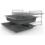 BOSCH HKR390050 ΚΟΥΖΙΝΑ 66LT ΜΕ ΚΕΡΑΜΙΚΕΣ ΕΣΤΙΕΣ Π60ΕΚ. INOX